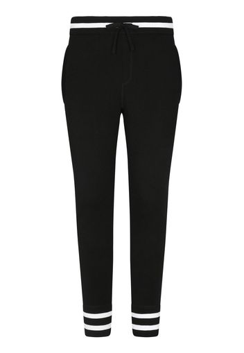 Dolce & Gabbana logo-embroidered track pants - Nero