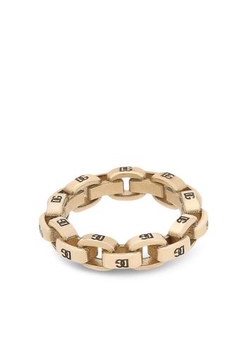 Dolce & Gabbana DG logo Chain ring - Oro