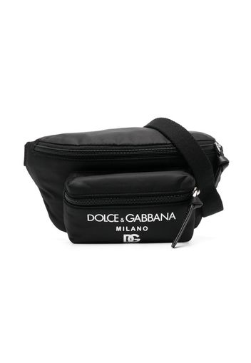 Dolce & Gabbana Kids Marsupio con stampa - Nero