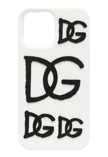 Dolce & Gabbana iPhone 13 Pro Max protective case - Bianco