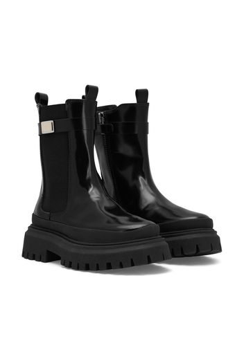 Dolce & Gabbana Kids leather Chelsea boots - Nero