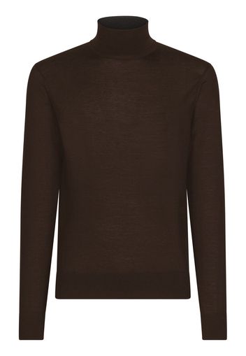 Dolce & Gabbana Maglione a collo alto - Marrone