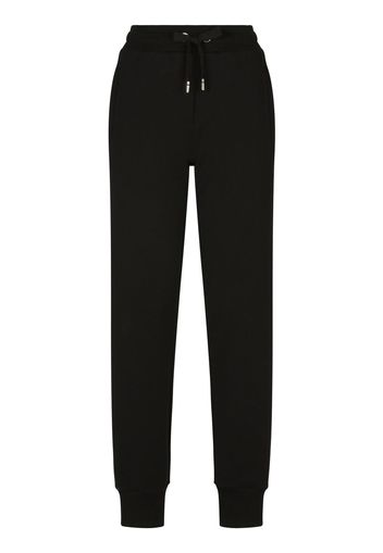 Dolce & Gabbana Pantaloni sportivi goffrati - Nero