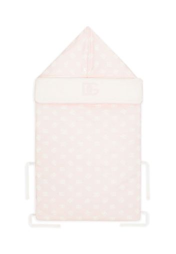 Dolce & Gabbana Kids logo-print sleeping bag - Rosa