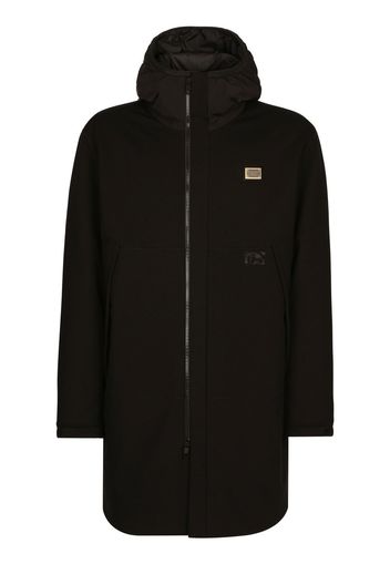 Dolce & Gabbana Parka con applicazione - Nero