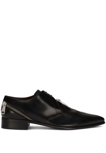 Dolce & Gabbana Derby con zip - Nero