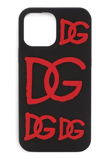 Dolce & Gabbana DG logo iPhone 13 Pro Max case - Nero