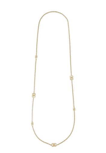 Dolce & Gabbana logo-detail chain link necklace - Oro