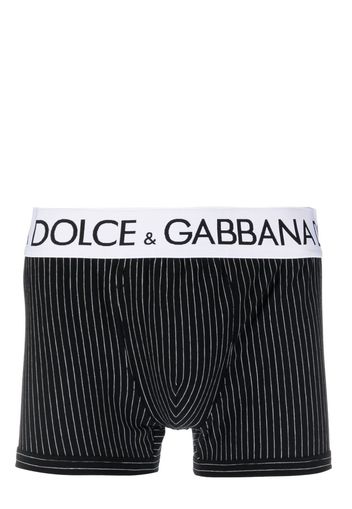 Dolce & Gabbana stripe-print boxer briefs - Nero