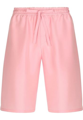 Dolce & Gabbana silk track shorts - Rosa