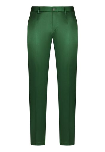 Dolce & Gabbana slim-fit tailored trousers - Verde