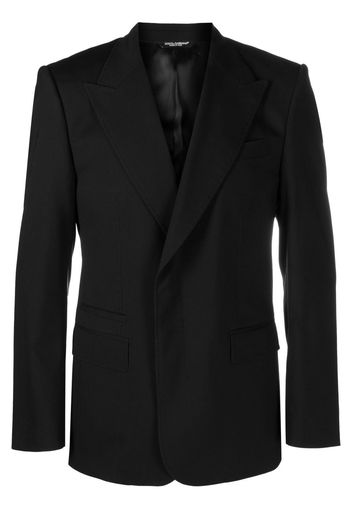 Dolce & Gabbana peak-lapels single-breasted blazer - Nero