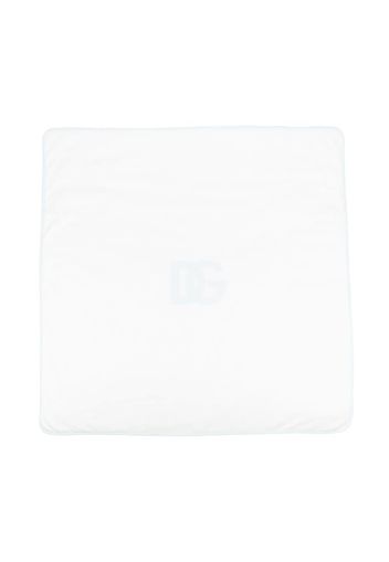 Dolce & Gabbana Kids DG-logo nursing blanket - Bianco