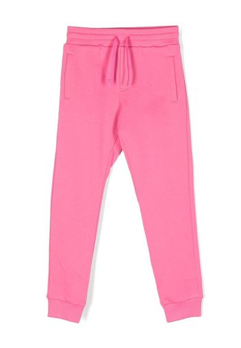 Dolce & Gabbana Kids logo tracksuit bottoms - Rosa