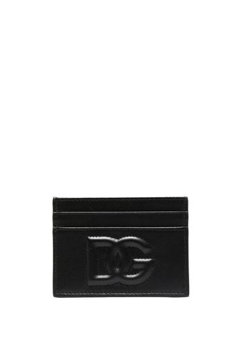 Dolce & Gabbana Portacarte con logo goffrato - Nero