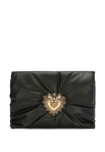 Dolce & Gabbana logo-plaque crossbody bag - Nero