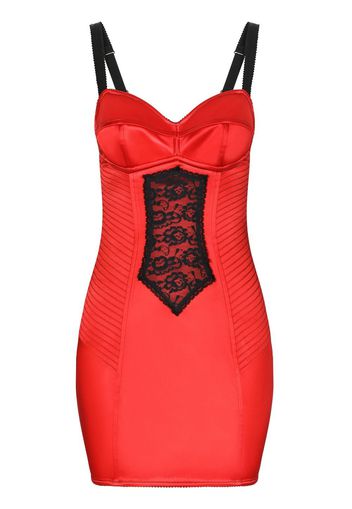 Dolce & Gabbana Abito corto smanicato - Rosso