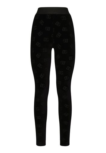 Dolce & Gabbana Leggings con stampa - Nero