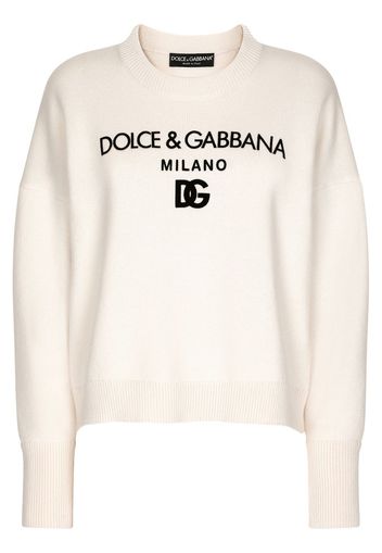 Dolce & Gabbana Maglione con logo - Toni neutri