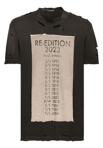 Dolce & Gabbana T-shirt Re-Edition 2023 - Nero