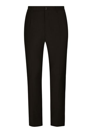 Dolce & Gabbana Pantaloni sartoriali dritti - Nero