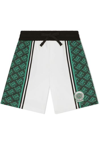 Dolce & Gabbana Kids Shorts con stampa - Bianco