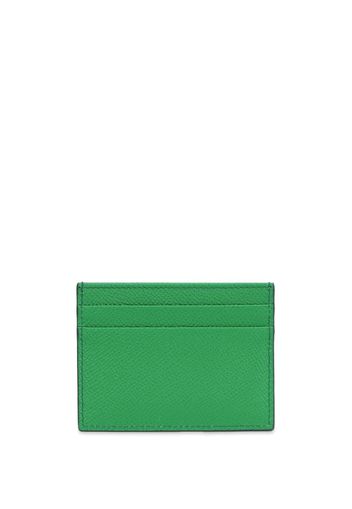 Dolce & Gabbana Dauphine leather cardholder - Verde