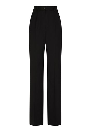 Dolce & Gabbana Pantaloni a gamba ampia - Nero