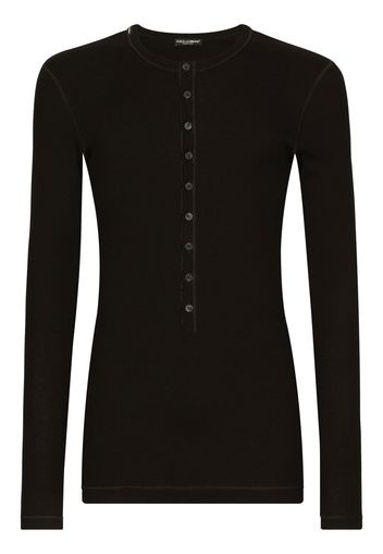 Dolce & Gabbana Top a maniche lunghe - Nero