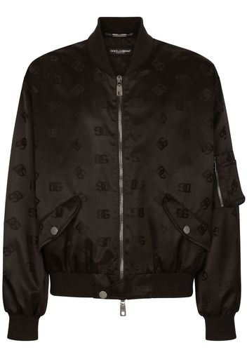 Dolce & Gabbana Bomber con zip - Nero