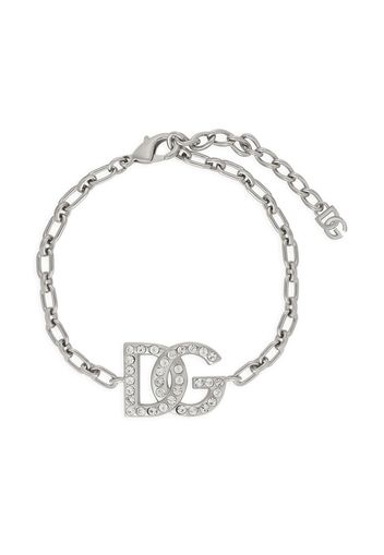 Dolce & Gabbana Bracciale a catena con ciondolo - Argento