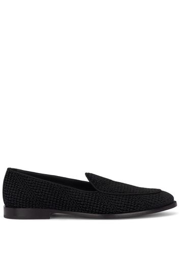 Dolce & Gabbana Slippers con stampa - Nero