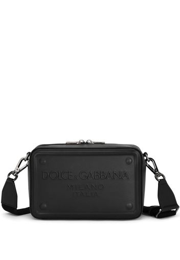 Dolce & Gabbana Borsa a spalla goffrata - Nero