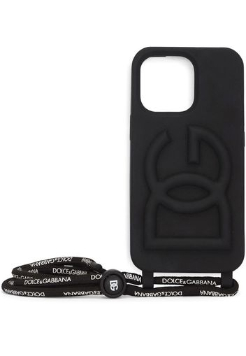 Dolce & Gabbana 3D-logo Iphone Pro Max case - Nero