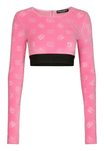 Dolce & Gabbana Top crop - Rosa