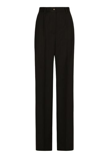 Dolce & Gabbana high-waisted tailored trousers - Nero