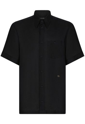 Dolce & Gabbana Camicia con logo - Nero