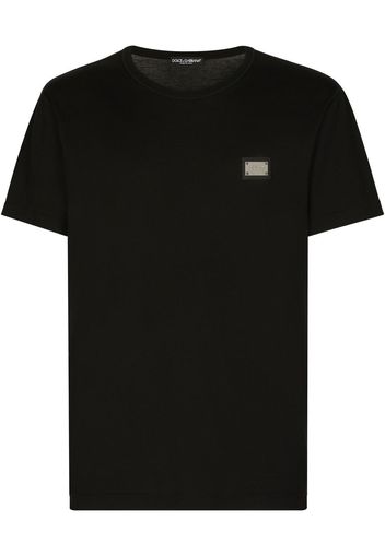 Dolce & Gabbana logo plaque T-shirt - Nero