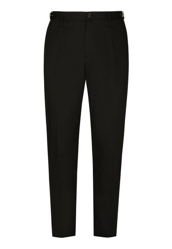 Dolce & Gabbana contrasting trim tailored trousers - Nero