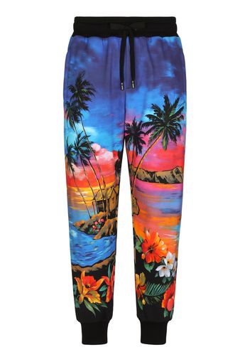 Dolce & Gabbana Pantaloni sportivi con stampa - Multicolore