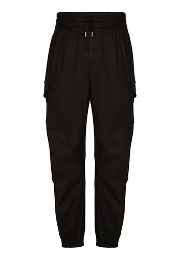 Dolce & Gabbana Pantaloni sportivi con tasche cargo - Nero