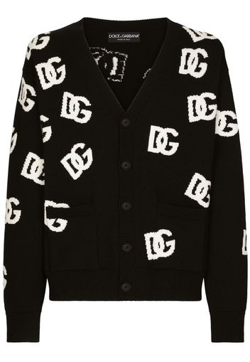 Dolce & Gabbana Cardigan con logo - Nero