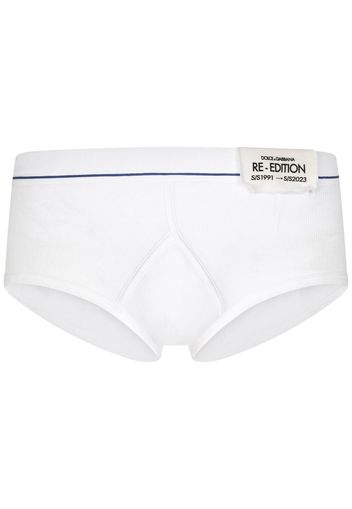 Dolce & Gabbana Slip con applicazione - Bianco