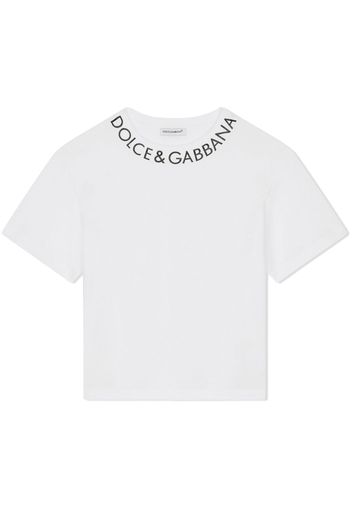 Dolce & Gabbana Kids T-shirt con stampa - Bianco