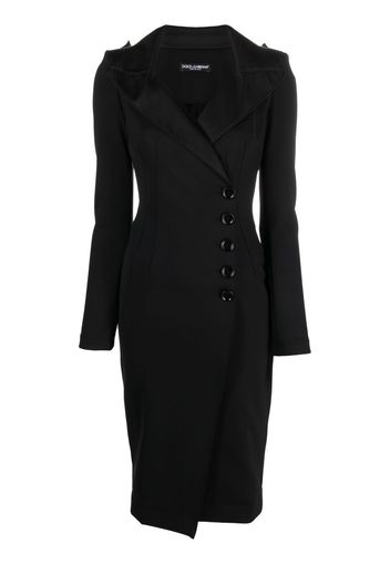Dolce & Gabbana tailored long-sleeve dress - Nero