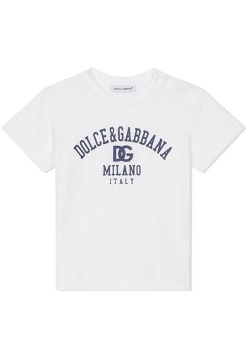 Dolce & Gabbana Kids T-shirt con stampa - Bianco