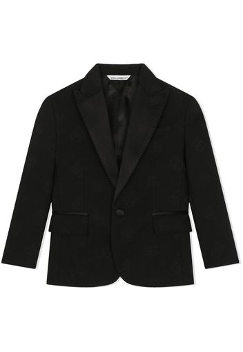 Dolce & Gabbana Kids Blazer monopetto - Nero