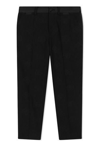 Dolce & Gabbana Kids Pantaloni smoking sartoriali - Nero