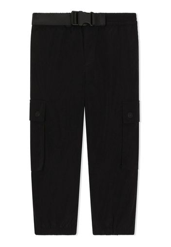 Dolce & Gabbana Kids belted straight-leg trousers - Nero