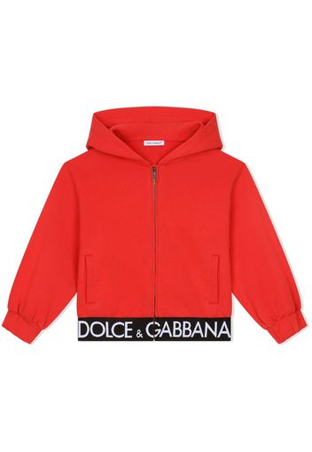 Dolce & Gabbana Kids Felpa con cappuccio - Rosso